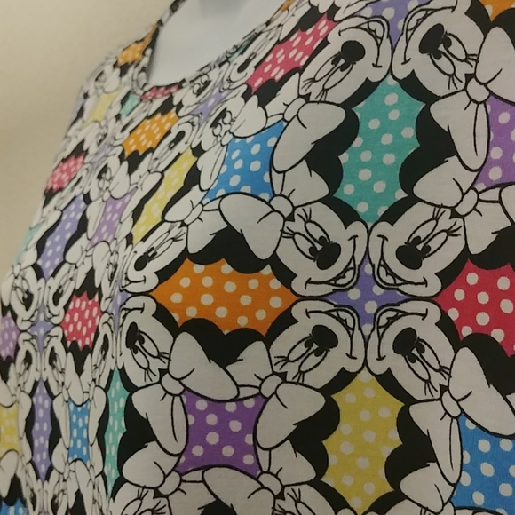 LulaRoe Disney Minnie Mouse Irma Tunic Top- 0409 - Picture 7 of 11